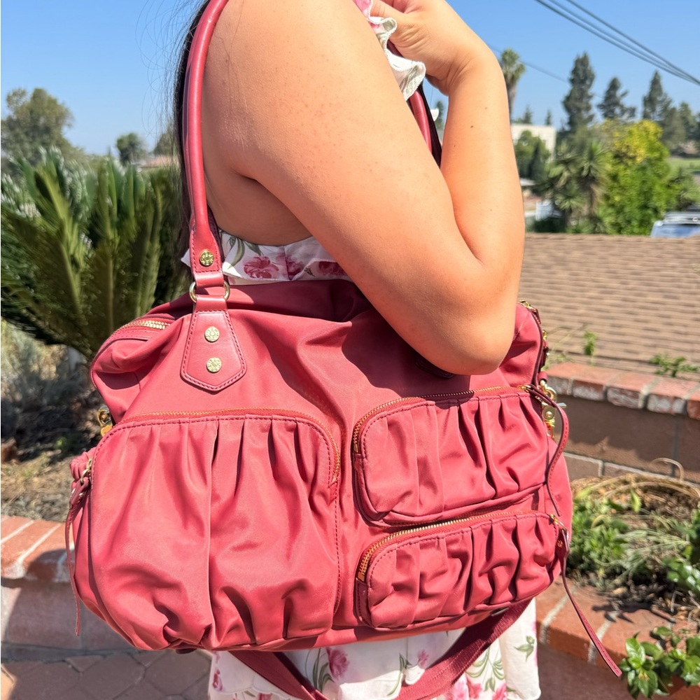 MZ Wallace Red Tote Bag Perfect Condition